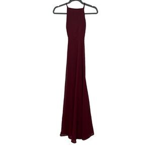 Lulus red maxi dress size XS